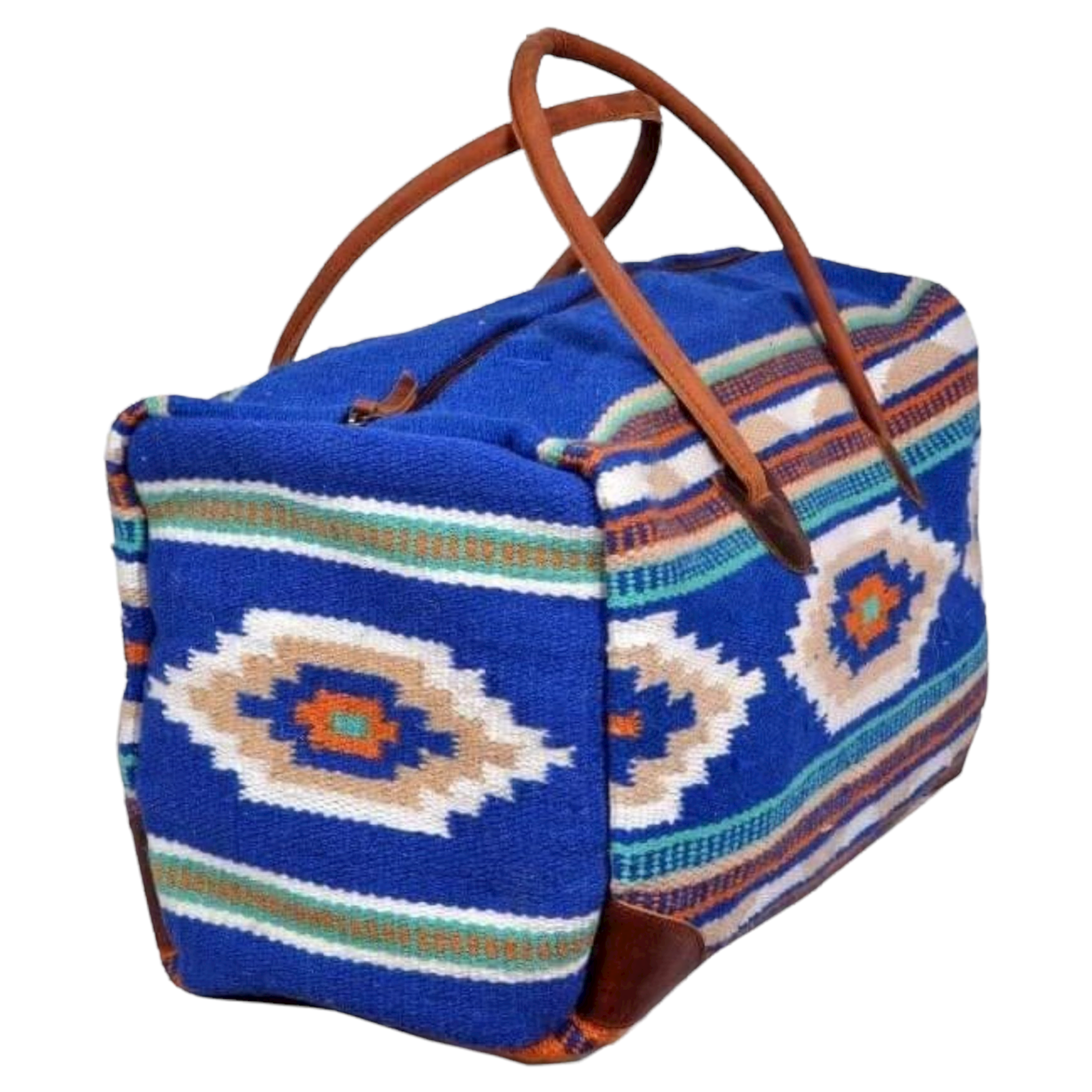 Bundle Deal-Dakota Wool Southwestern Boho Aztec Large Weekender Duffel Bag + Dakota Large Handwoven Wool Boho Tote - Ranch Junkie Mercantile LLC